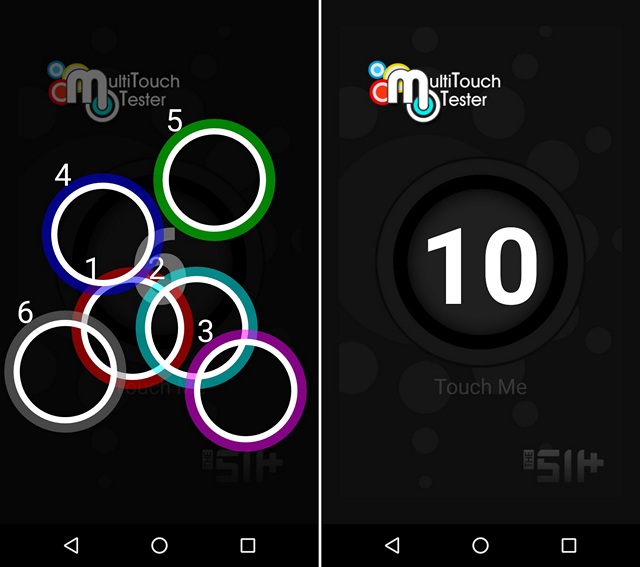 MultiTouch Tester app Android