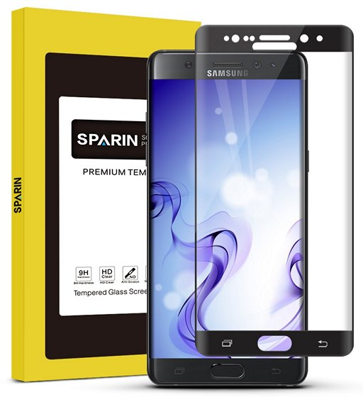 Sparin curved glass screen protector Note 7