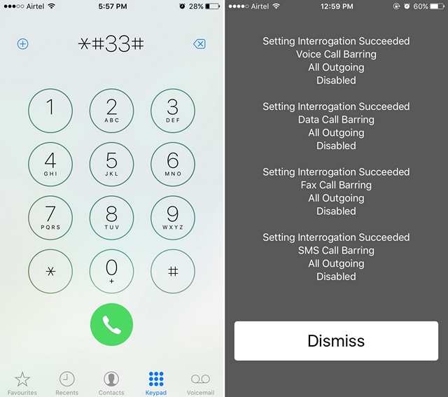 iPhone Secret Codes Check Call Barring