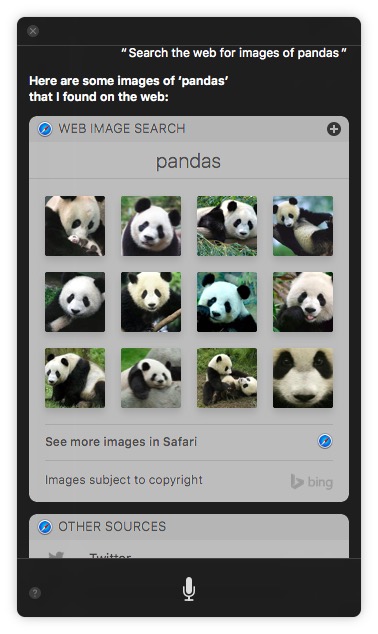 macOS Sierra tricks search the web for images