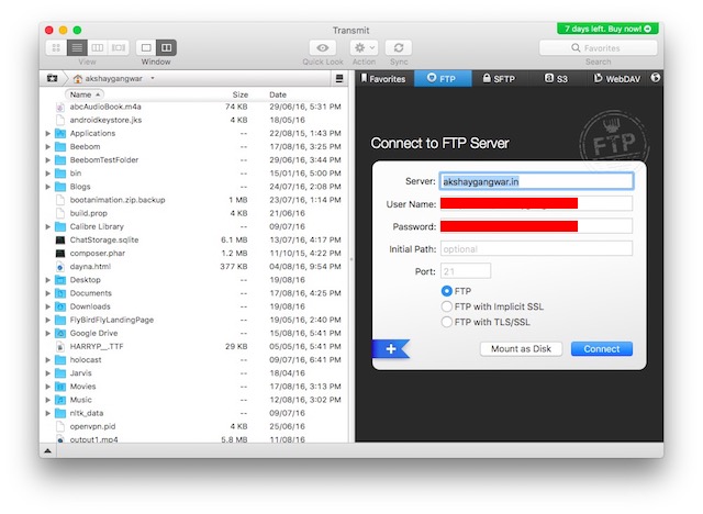 transmit 5 ssh