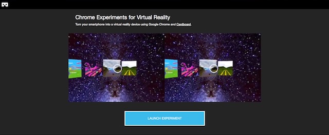 chrome experiments vr