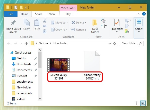 How to add subtitles in windows media player