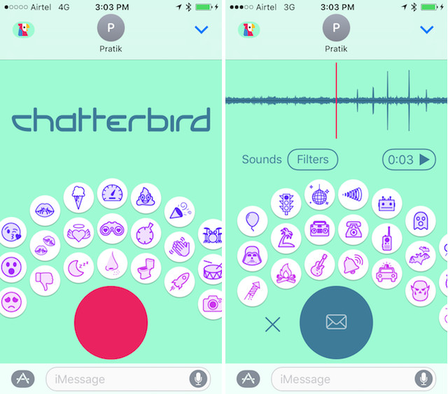 أفضل تطبيقات imessage chatterbird