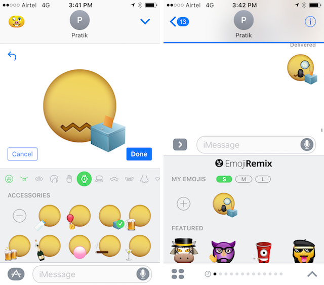 best imessage apps emoji remix