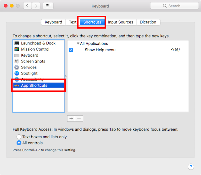 custom mac keyboard shortcuts