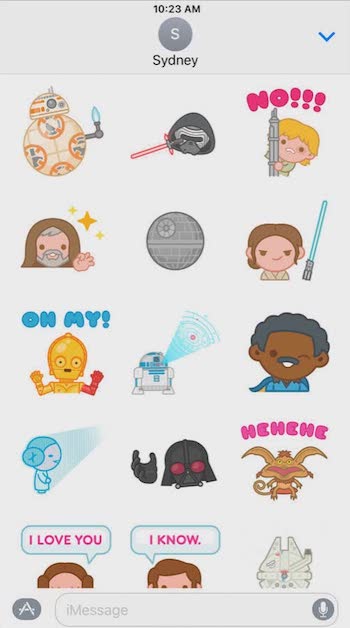 best imessage apps star wars