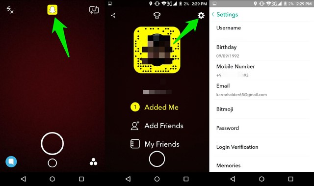 snapchat-settings