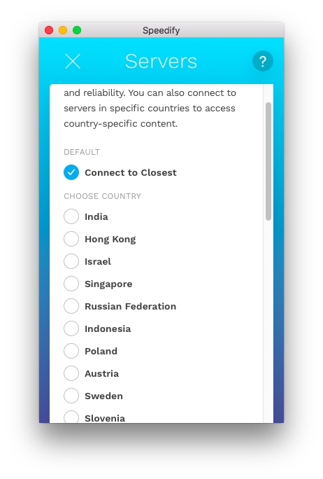speedify-mac-two-choose-servers-for-vpn