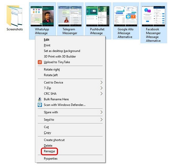 batch file renamer windows 10