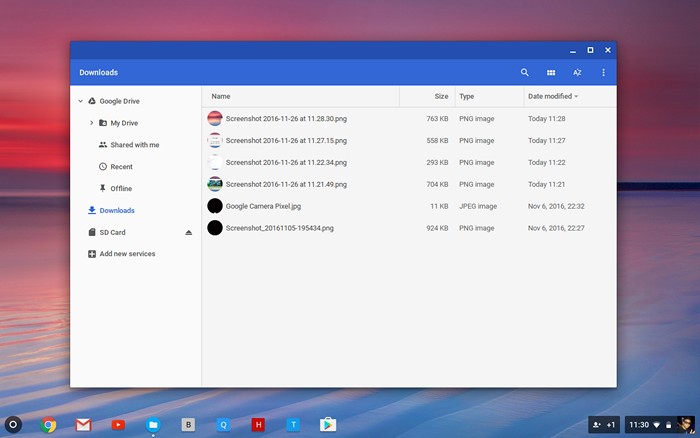 does the google drive desktop app store files locally