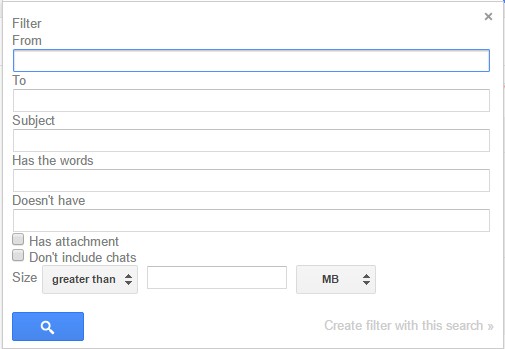 Google Mail-Filter