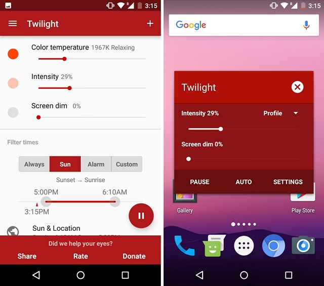 6 Best Blue Light Filter or Night Mode Apps for Android | Beebom