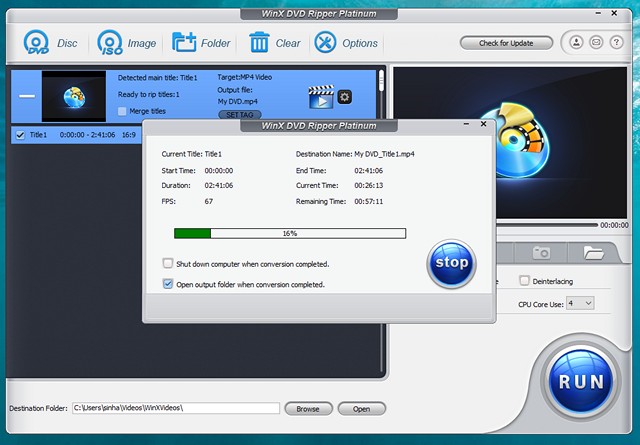 what is deinterlacing on winx dvd ripper