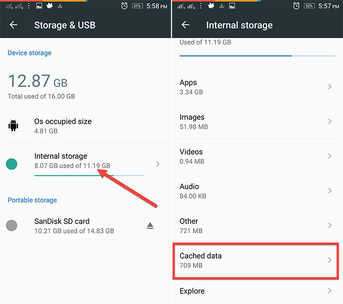 How to clear or free up internal storage on your phone