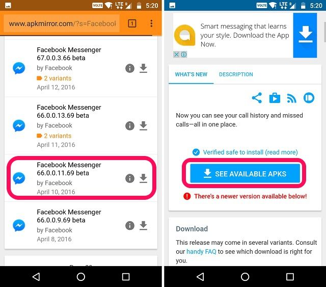 How To Install Old Versions Of Android Apps Beebom