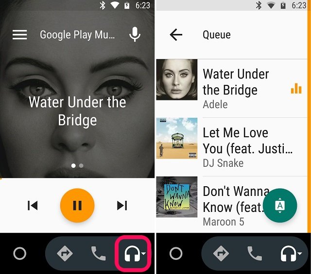 Android Auto Music