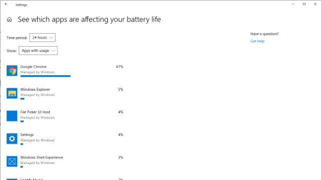 battery report windows 10