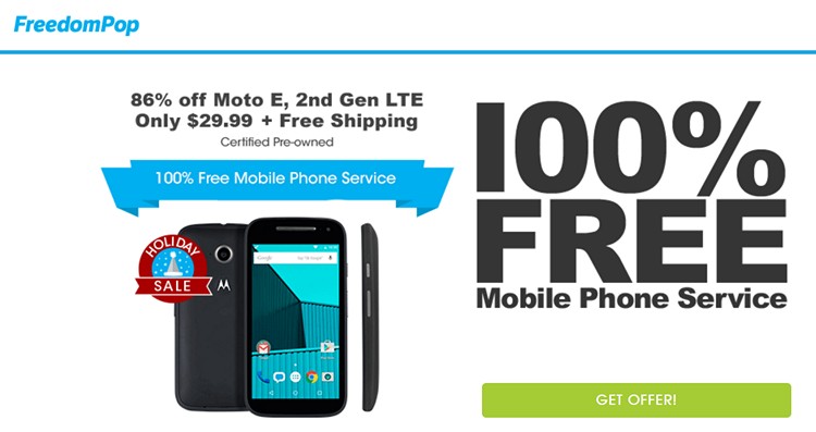 freedompop gives you text, data and voice service for free no gimmicks or games