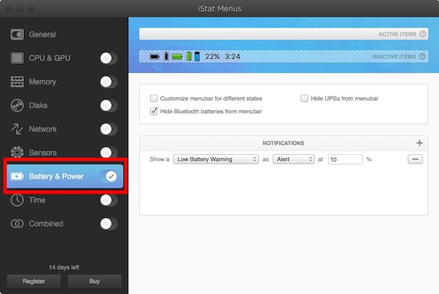 istat menu sierra