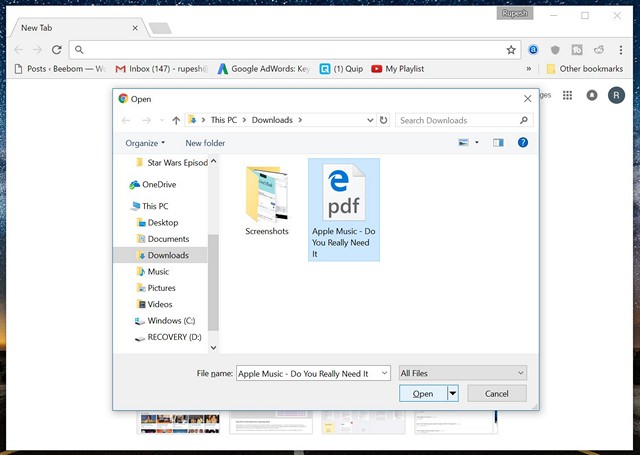 Chrome-Open-PDF-Datei