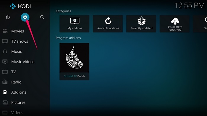 kodi kryton addons missing