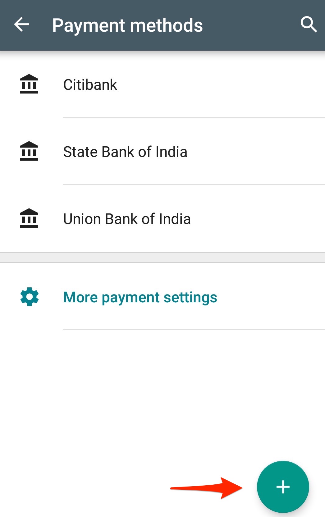 Payment Methods Google Play Store