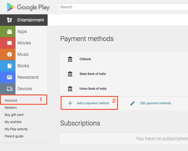 All the accepted payment methods in play store ultimate list beebom