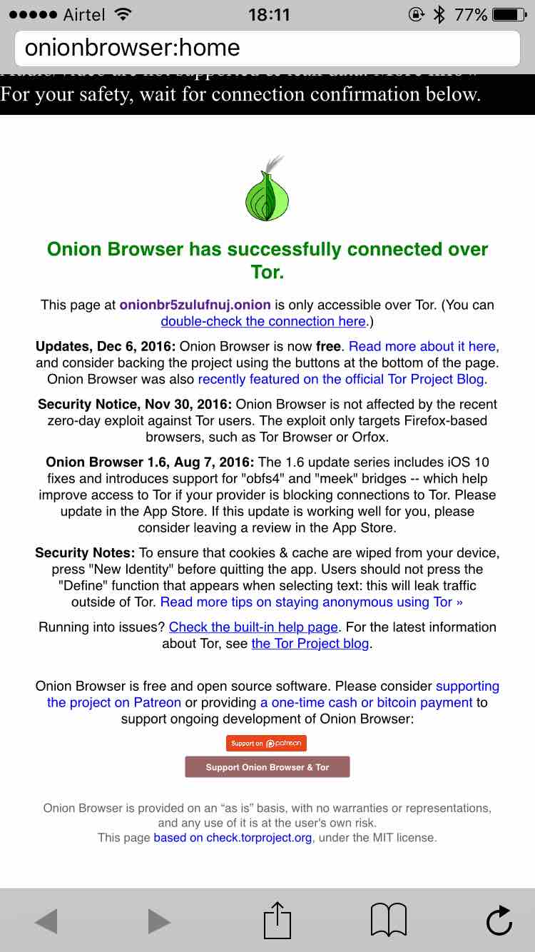 anonymous browser for iphone