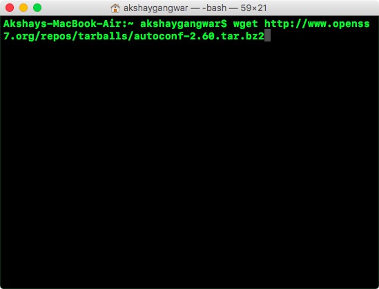 use wget to download files