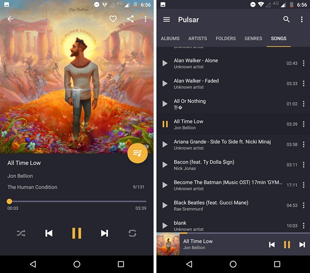 Pulsar Music Player