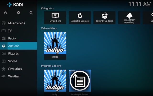 instaling Kodi 20.2