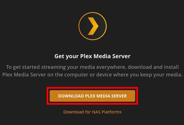 Laden Sie den Plex Media Server herunter