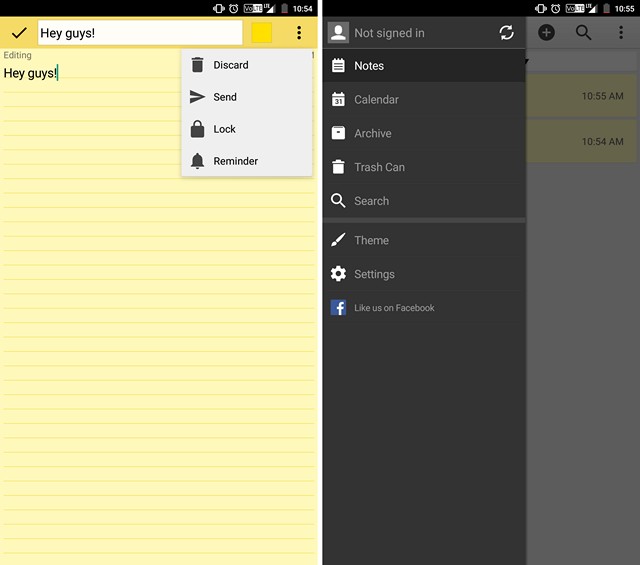 transfer color note from android to iphone