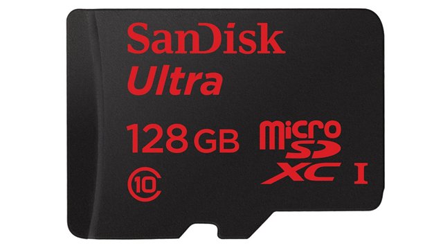 Sandisk 128 GB card