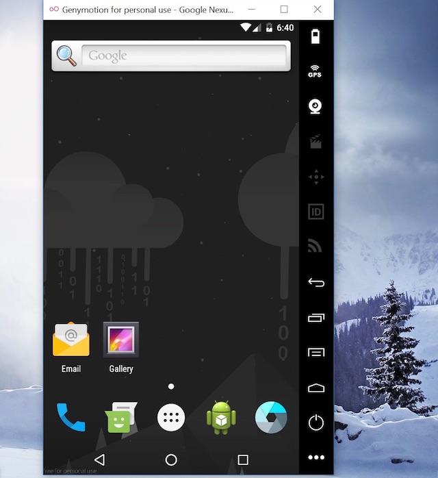 android emulator windows phone 10