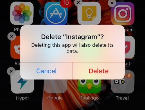 deleting the app deletes the cache and other data it may be storing you can re download the app from the app store of course this is extremely - how to clear instagram cache on iphone