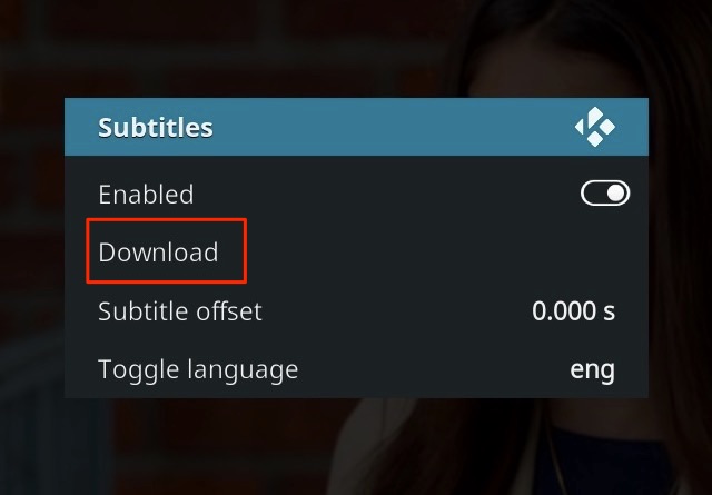 download subtitles kodi