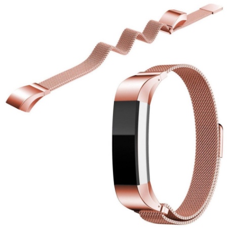 Glasperle S Weiye Perlenarmband kompatibel mit Fitbit Alta und Alta HR small Edelstahl Edelstahl elastisches Stretch-Armband