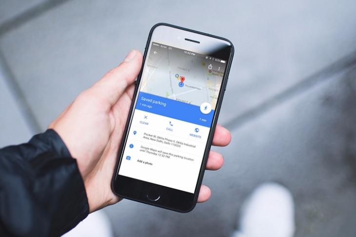 Google Maps Now Lets You Save Parking Location