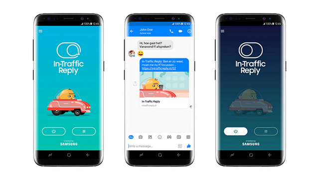In-Traffic Reply App By Samsung Tackles Distracted Drivers