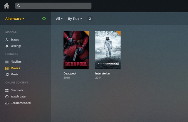 plex media server setup