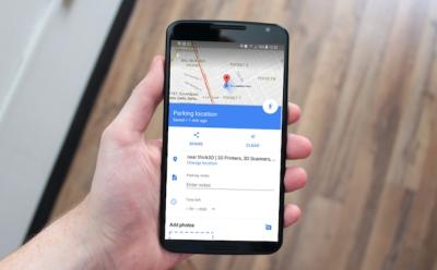 google maps save parking location