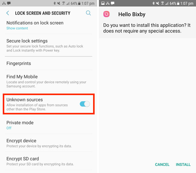 Come ottenere Bixby su qualsiasi dispositivo Samsung con Nougat