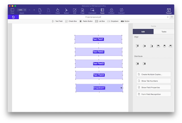 How to Easily Create Fillable PDF Forms on Your Mac with PDFelement 6