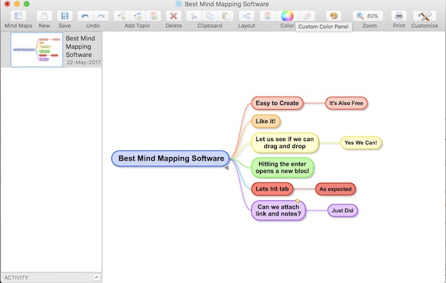 best free mind mapping software for mac osx