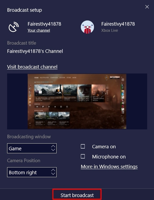 How to Stream Games Using Microsoft Mixer on Windows 10