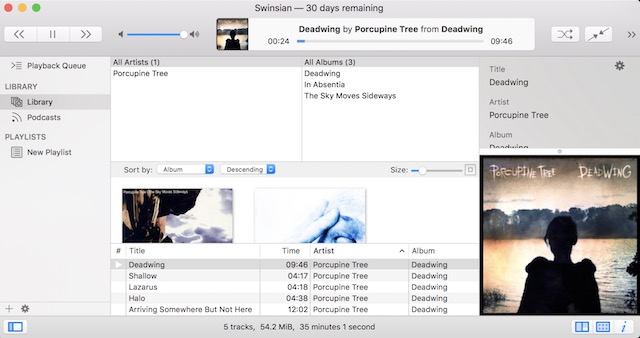 music player for audiophile mac