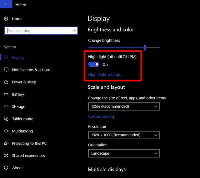 How to Enable Night Light in Windows 10 Beebom