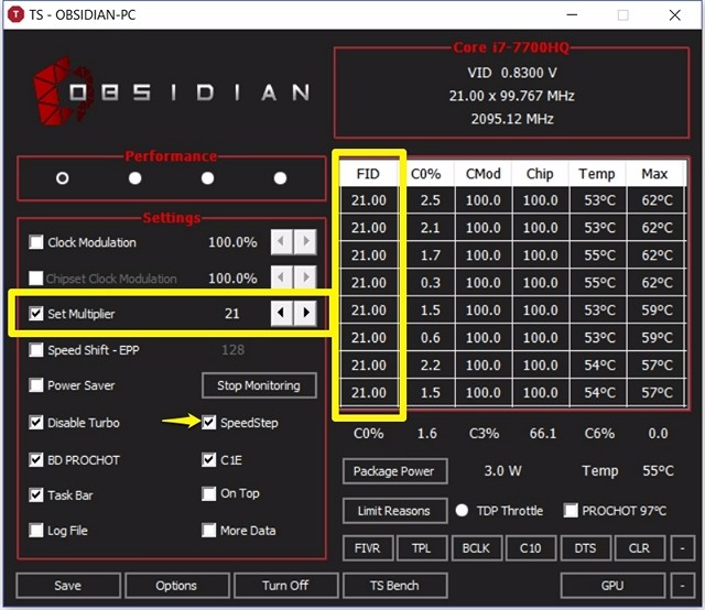 CPU Performansını Kontrol Etmek İçin ThrottleStop Nasıl Kullanılır